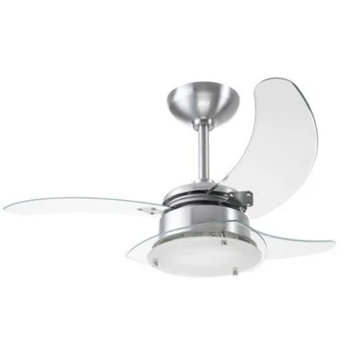 Ventilador Chanceler Alumínio 110v 3 Pás Trasparentes