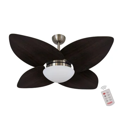 Ventilador De Teto Dormamu Bronze 4 Pás 220v Com Controle