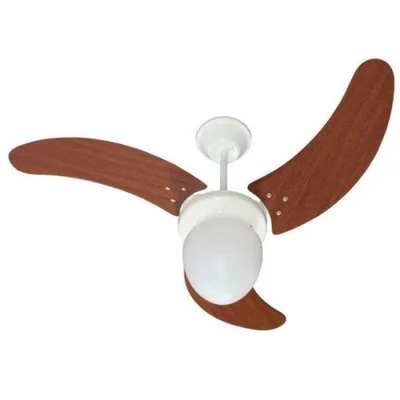 Ventilador Búzios Branco 220v 3 Pás Verniz