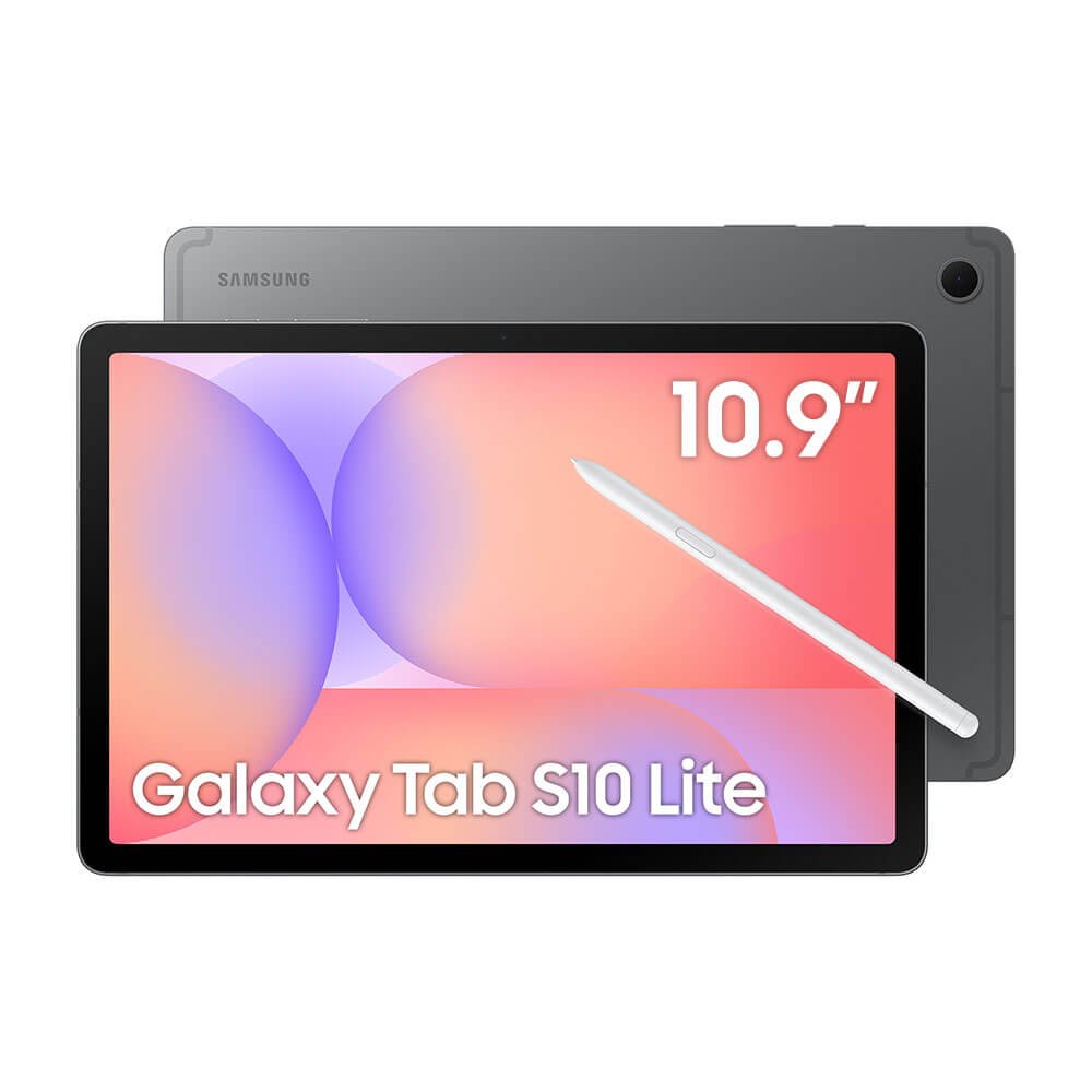 Tablet Samsung Galaxy Tab S10 Lite 5g, 128GB, 6gb Ram, Tela 10.9”, S Pen E Capa Smartbook Cover Inclusas Cinza - 128 Gb