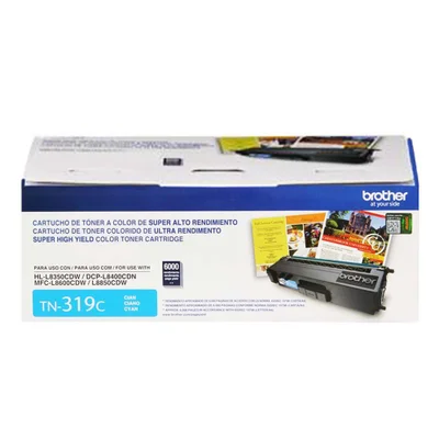 Toner Brother Tn-319c Ciano Ultra Rendimento