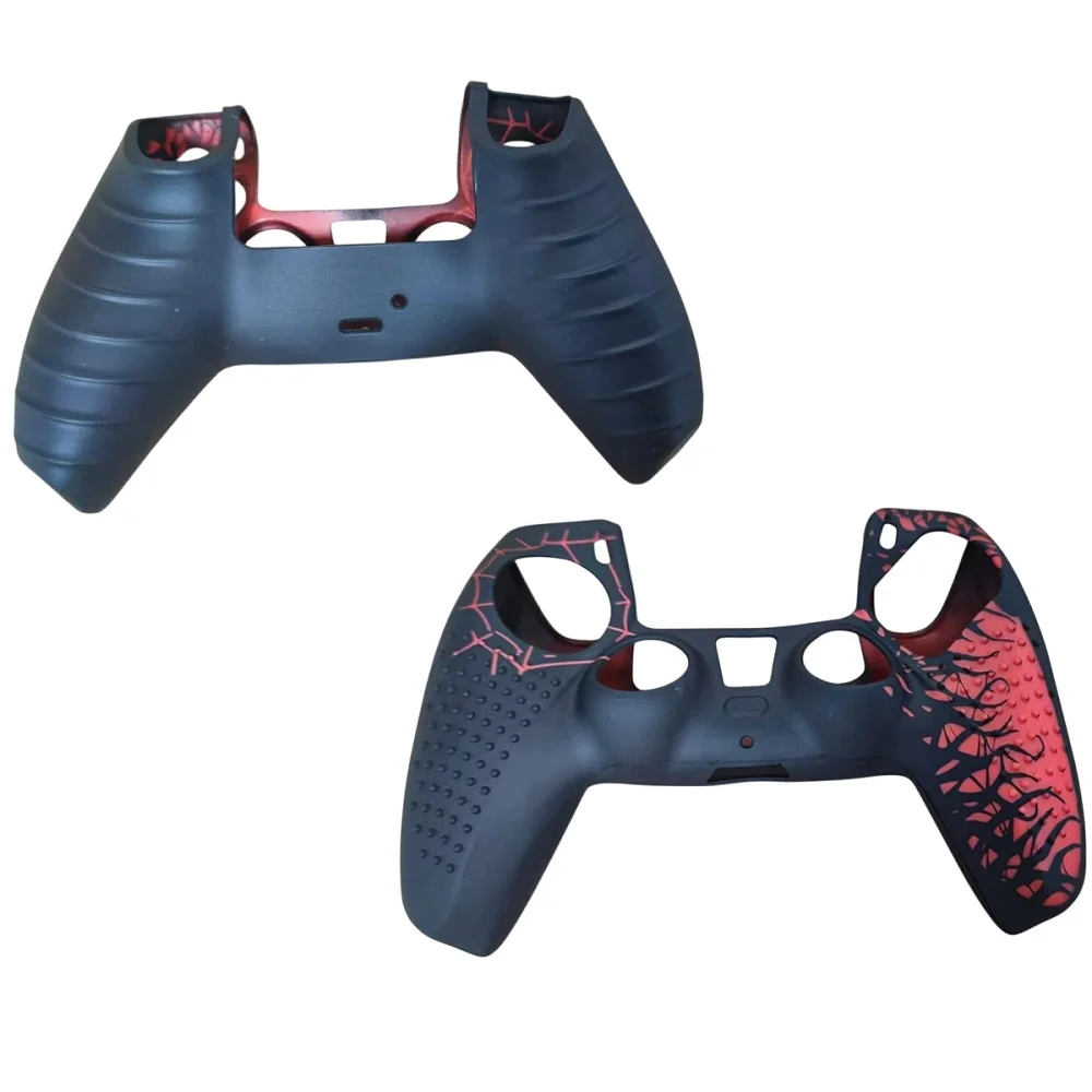 Imagem 4 de 4 do produto Capa Controle Dualsense Ps5 Antiderrapante Especial Spiderman Homem Aranha Acessório Silicone