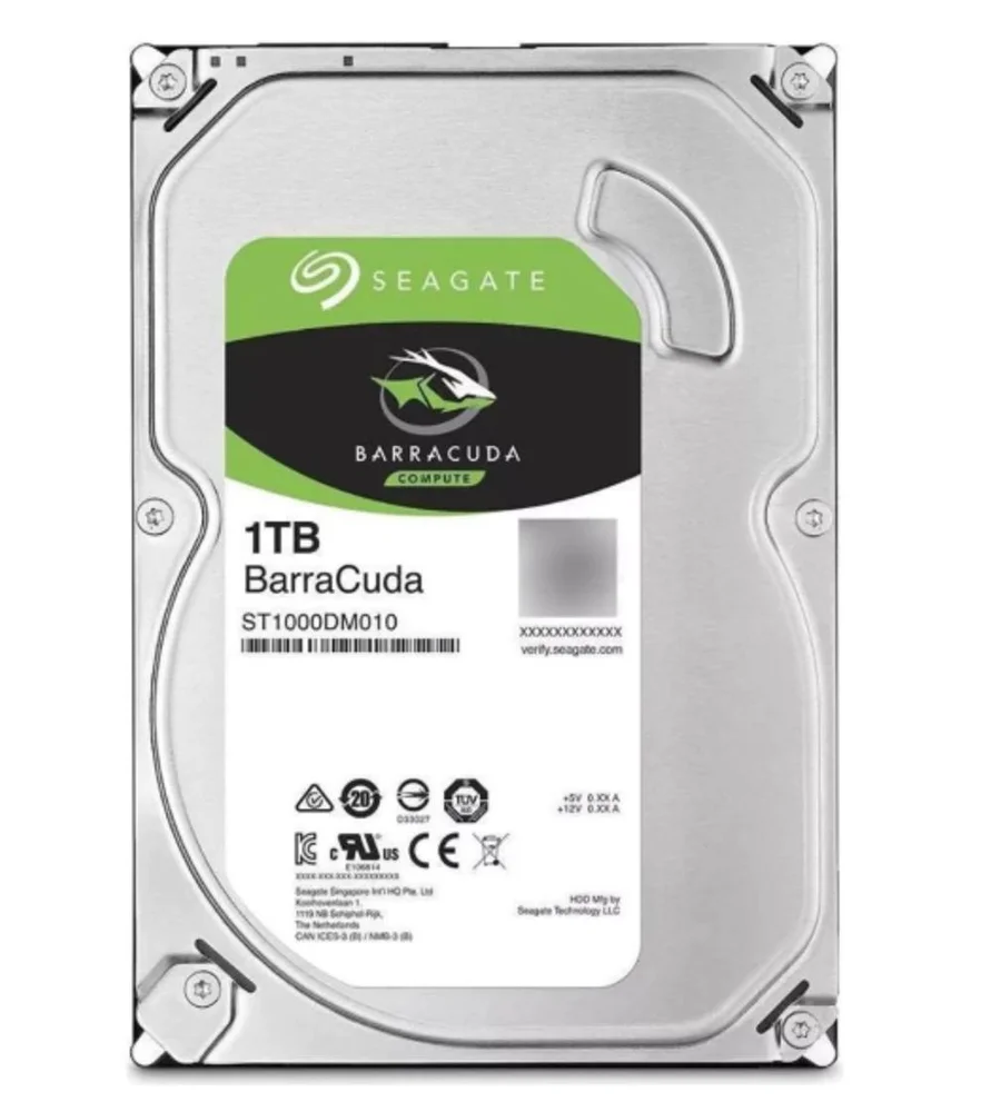 Imagem 3 de 3 do produto Hd Interno 1TB Seagate Barracuda PC Computador DVR