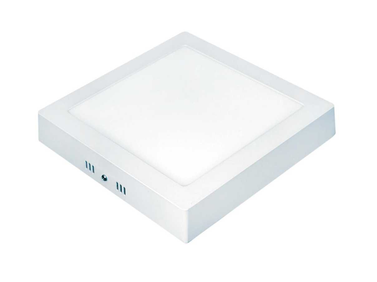 Luminaria Sobrepor Quadrada LED 18w 4000k Autovolt Taschibra