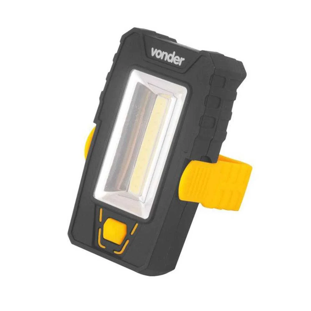 Imagem 3 de 5 do produto Lanterna LED 2 Em 1 Base Magnetica [ LEDcob Llv202 ]  Vonder