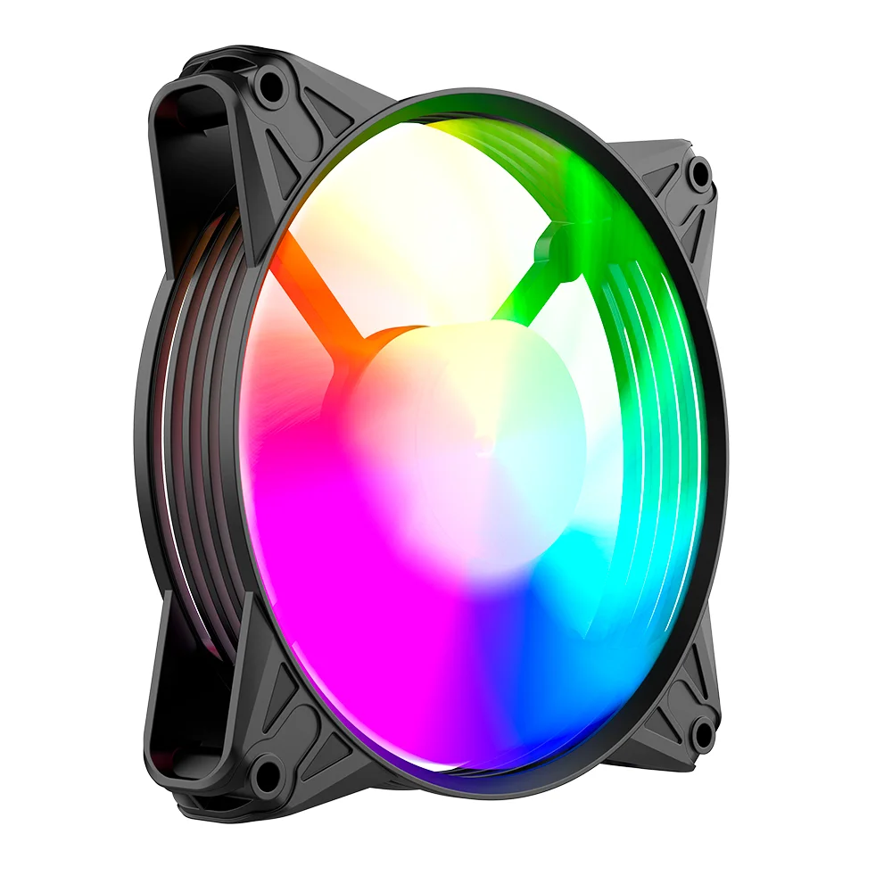 Imagem 3 de 5 do produto Kit Cooler Fan ARGB Com Hub E Controle Remoto – 3 Unidades 120mm Silencioso 32,05 Cfm