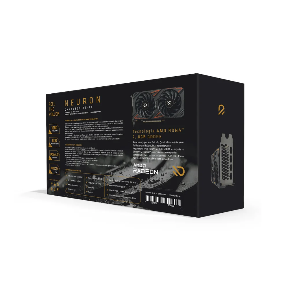 AMD Radeon RX6600 8GB ジャンク品 PLACA DE VIDEO AMD RADEON RX 6600 8GB GDDR6 128 BITS