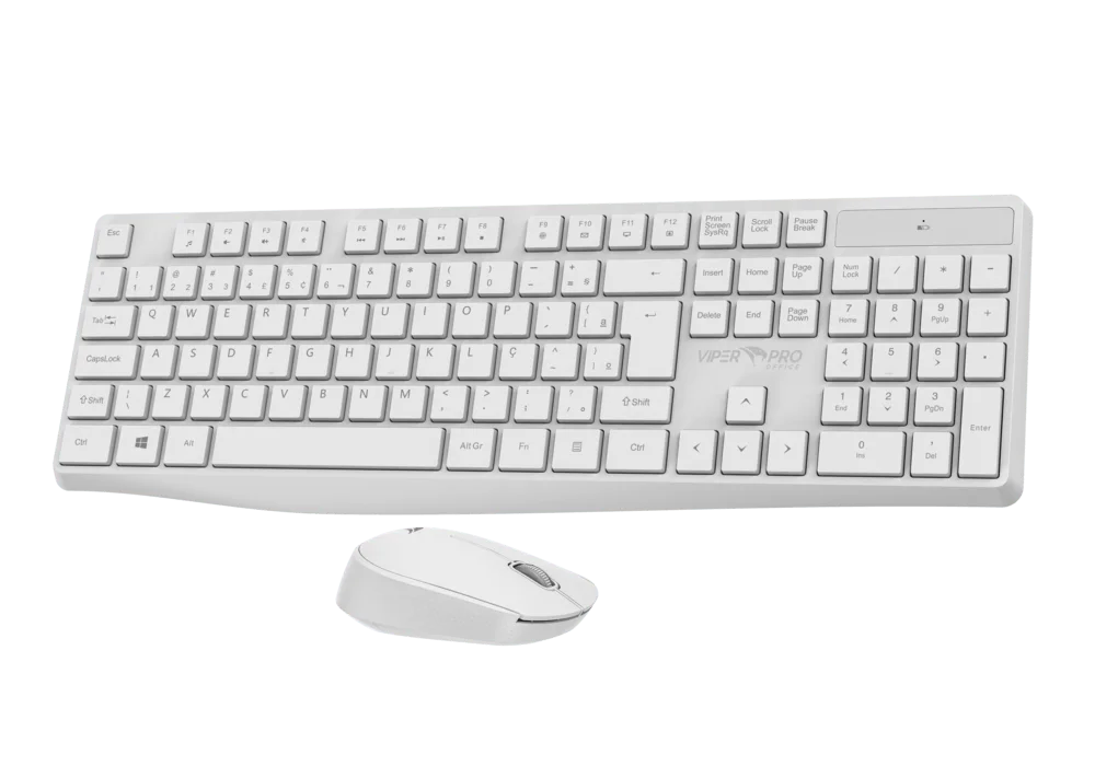 Imagem 2 de 5 do produto Kit Sem Fio Creative Branco Viper Pro Office Vo204