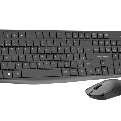 Kit Sem Fio Creative Preto Viper Pro Office Vo203