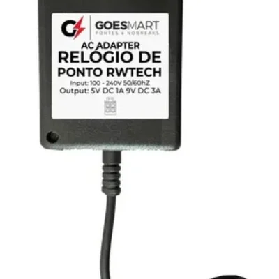 Fonte 5vdc 9vcv 4 Vias Relógio De Ponto Rwtech