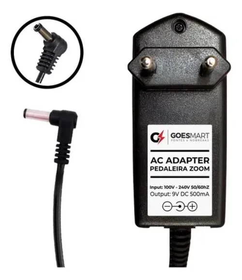 Fonte Carregador Para Pedaleira Zoom G1 A1 B1 Four - Ad16e Fonte Carregador Para Pedaleira Zoom G1 A1 B1 Four - Ad16e
