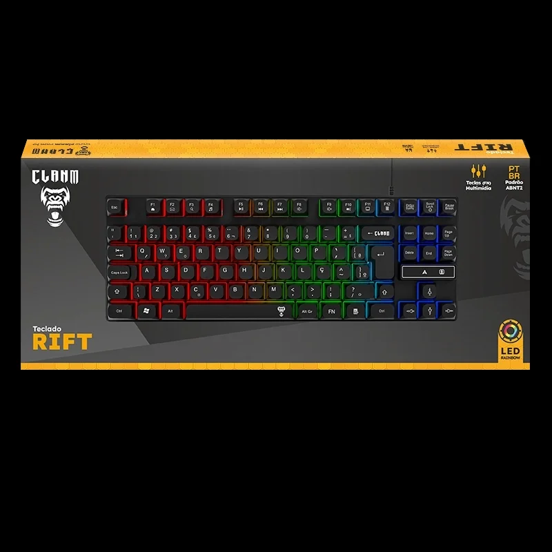 Imagem 5 de 5 do produto Teclado Gamer Rift 80% - Clanm