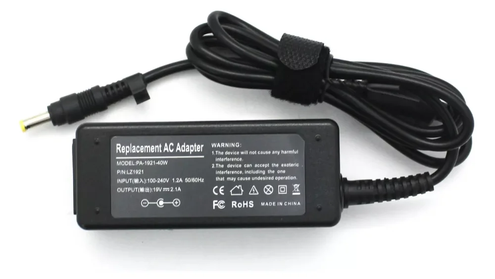 Fonte Carregador Para 14m2-b1223w8-3d 19v 2.1a 40w 846