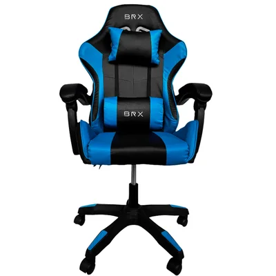 Cadeira Gamer Brx Impact Blue, Até 120Kg
