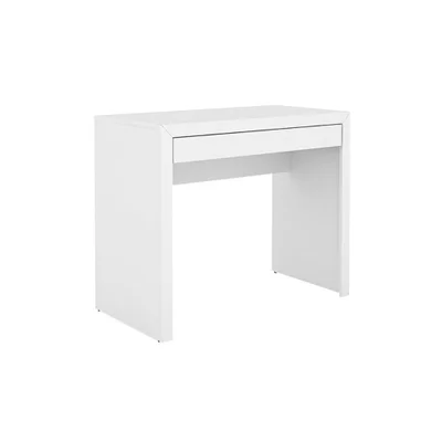 Mesa Escrivaninha Juvenil Me4107 C/ 1 Gaveta Branco - Tecno Mobili