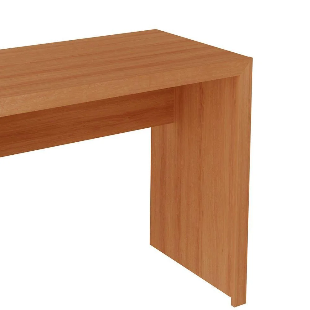 Imagem 2 de 5 do produto Mesa Para Escritório Escrivaninha 90 Cm Amêndoa