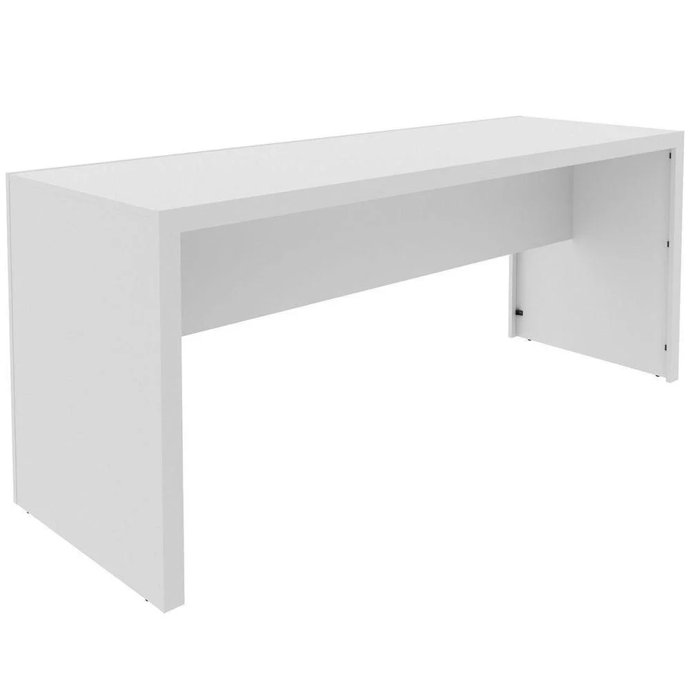 Imagem 3 de 5 do produto Mesa Para Escritório Escrivaninha 180 Cm Branco