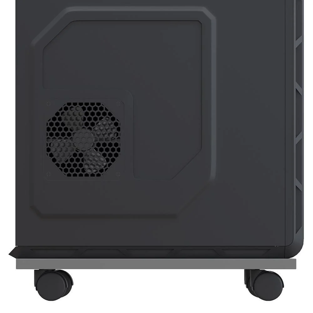 Imagem 2 de 5 do produto Suporte Para Cpu Com Rodízios Cyber L03 Cinza