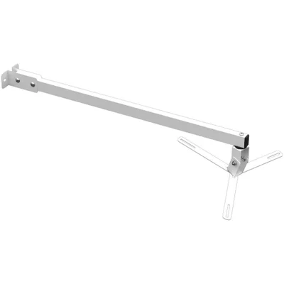 Suporte Projetor Datashow Mini LED Parede Braço 70 Cm - Branco