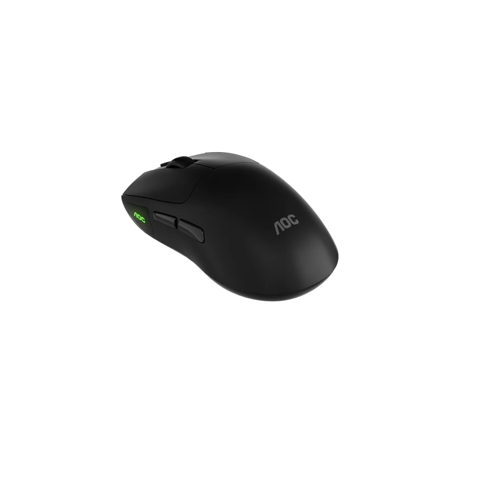 Imagem 3 de 5 do produto Mouse Gamer Aoc Sem Fio 2,4 Ghz, Bluetooth E Usb 8000dpi