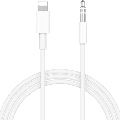 Cabo De Áudio Lightning / 3.5mm Aux Para Iphone 11 Xs Xr X 8 7
