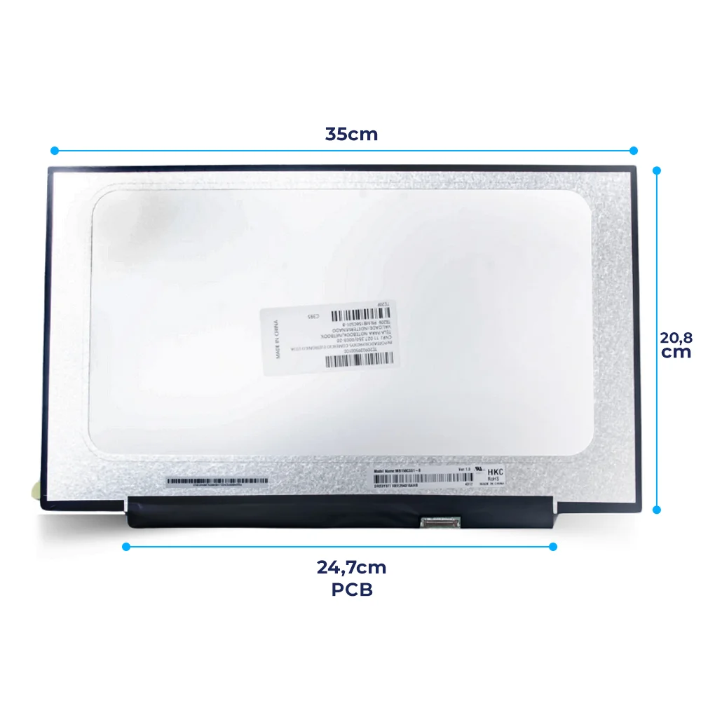 Tela Para Notebook Asus Vivobook X1500ea-ej3670w 15.6" Fhd 30 Pinos Fosca Tela Para Notebook Asus Vivobook X1500ea-ej3670w 15.6" Fhd 30 Pinos Fosca