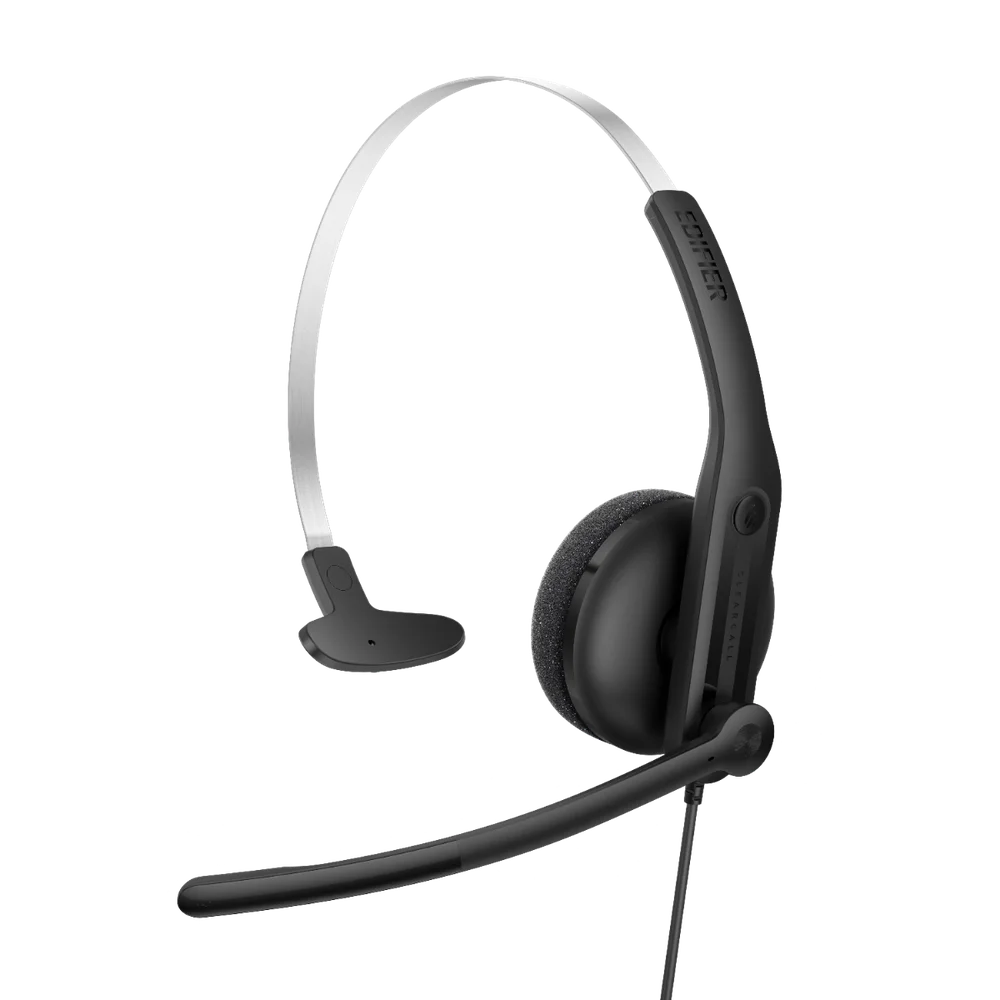Imagem 5 de 5 do produto Headset usb Profissional Para Chamadas, Placa de som acoplada, Controles no cabo, Edifier Cc100