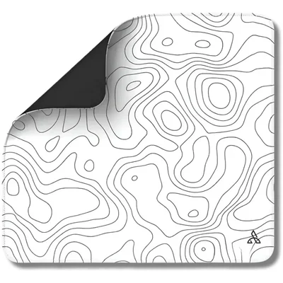Mouse Pad Gamer Cm02 450x400mm Branco Abstrato - Atwe Eletrônicos