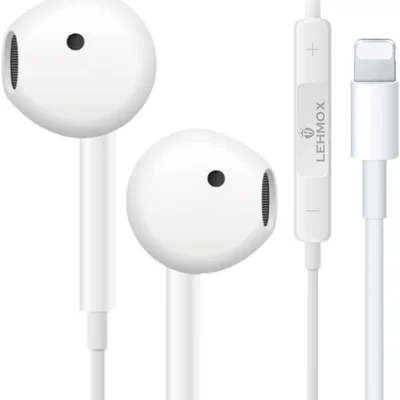 Fone De Ouvido Com Fio Compativel Com Iphone Com Conector Tipo Lightning Estéreo Qualidade Premium Compátivel Com Iphone