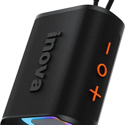 Caixa De Som, Go-4 Pro, Bluetooth, Portátil,12h De Reprodução, À Prova D'água Ip67, Luzes RGB, Tws/fm/usb/tf(preta)