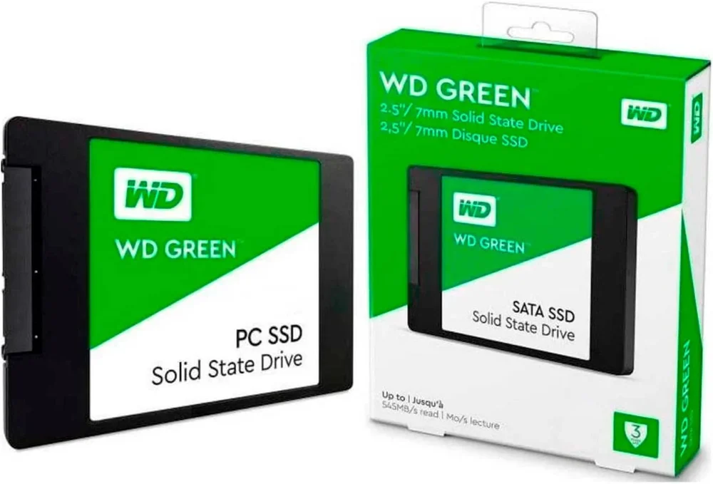 SSD Wd Green 480GB 2,5 Sata Iii 545mb/s Wds480g3g0a