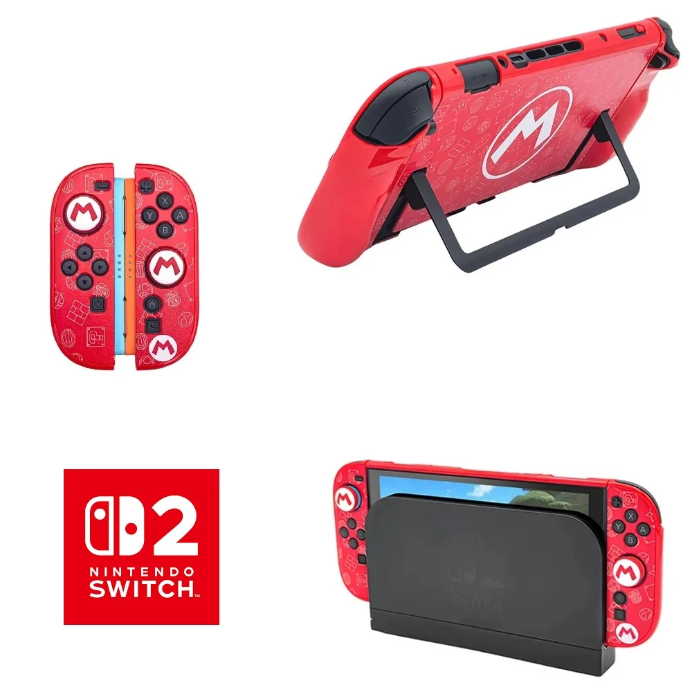 Capa Super Mario Nintendo Switch 2 Case Proteçao Ns2 Acessório Vermelho Capa Super Mario Nintendo Switch 2 Case Proteçao Ns2 Acessório Vermelho