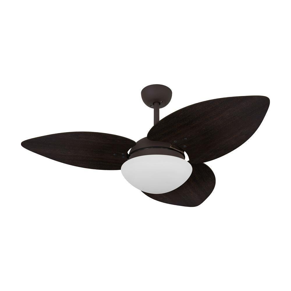 Ventilador De Teto Dormamu Marrom Texturizado 3 Pás 127v