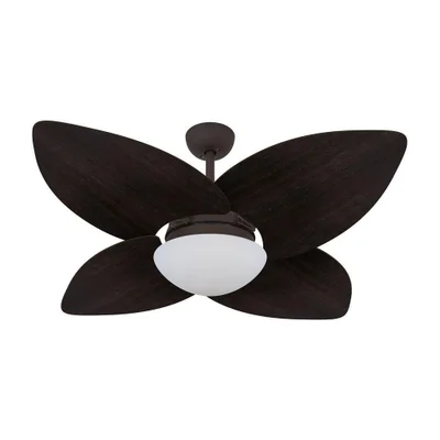 Ventilador De Teto Dormamu Marrom Texturizado 4 Pás 127v