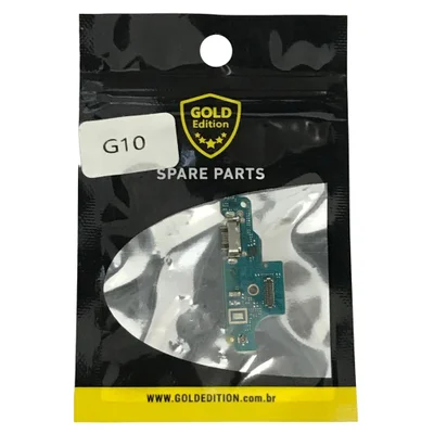 Placa De Carga Gold Edition Compativel Com Moto G10 / G20 / G30