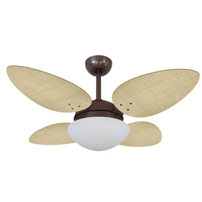 Ventilador De Teto Volare Petalo Palmae Natural 127v - 110v