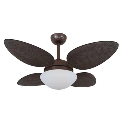 Ventilador De Teto Volare Petalo Palmae Marrom 127v - 110v