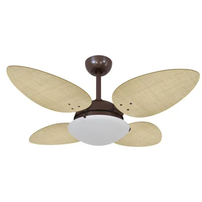 Ventilador De Teto Volare Petalo Palmae Natural 220v