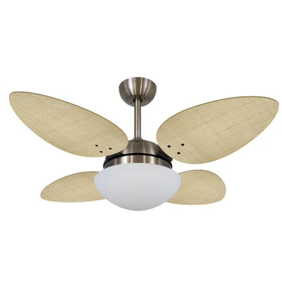 Ventilador De Teto Volare Petalo Palmae Natural 220v