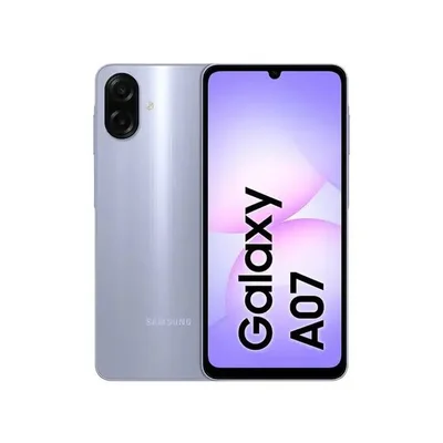 Smartphone Samsung Galaxy A07 128GB - Violeta, 4g, Ram 4gb, Câmera 50mp + Selfie 8mp, Tela 6,7"
