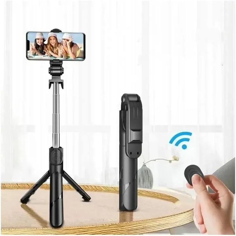 Imagem 4 de 5 do produto Pau De Selfie Suporte Tripé Para Celular Com Controle Bluetooth It-blue Le-075