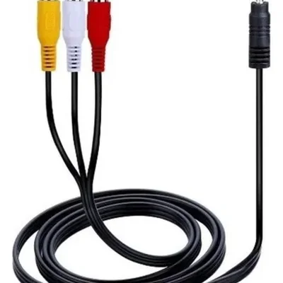 Cabo Adaptador P2 X 3rca Rca Para Tv Box Tv Celular Gps Dvd Audio Video
