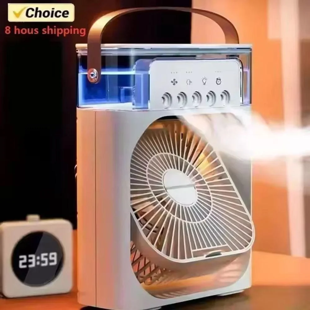 Imagem 3 de 5 do produto Mini Ar Condicionado Utimix Portátil De Mesa Umidificador LED Frio 110v 220v