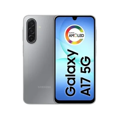Smartphone Samsung Galaxy A17 5g 256gb - Cinza, Ram 8GB, Tela 6.7”, Câmera Tripla 50mp + Selfie 13mp