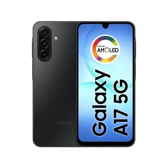 Smartphone Samsung Galaxy A17 5g 256 GB Preto, Ram 8 GB, Tela 6.7", Câmera Tripla 50mp + Selfie 13mp 4