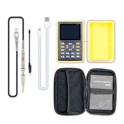 Osciloscópio Digital Portátil Fnirsi 5012h 100 Mhz Com Gerador De Sinais