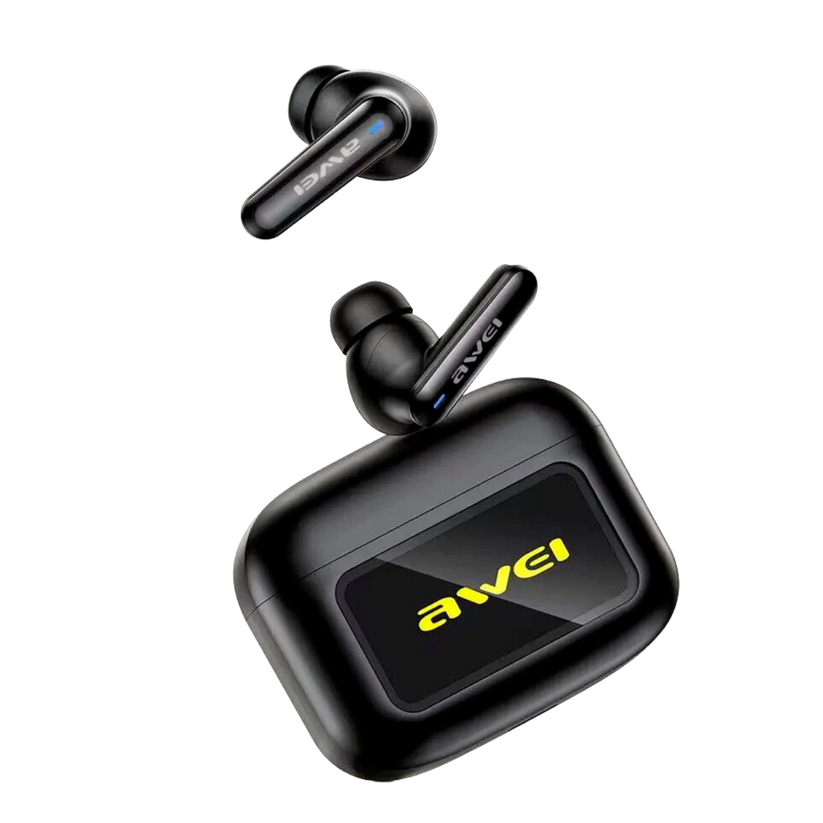Fone De Ouvido Bluetooth T56 Ia Cancelamento De Ruído Assistente De Reunião E Visor Touchscreen Awei - Preto