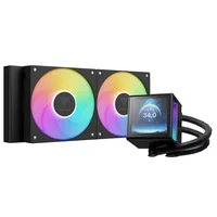 Water Cooler 240mm Gamdias Chione P5-240, ARGB, Display Lcd, Black - Chione P5-240 2