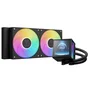 Water Cooler 240mm Gamdias Chione P5-240, ARGB, Display Lcd, Black - Chione P5-240 3