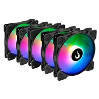 Kit 5 Fans Rise Mode X ARGB 120mm S/controladora Preto - Rm-xld-aRGB 2